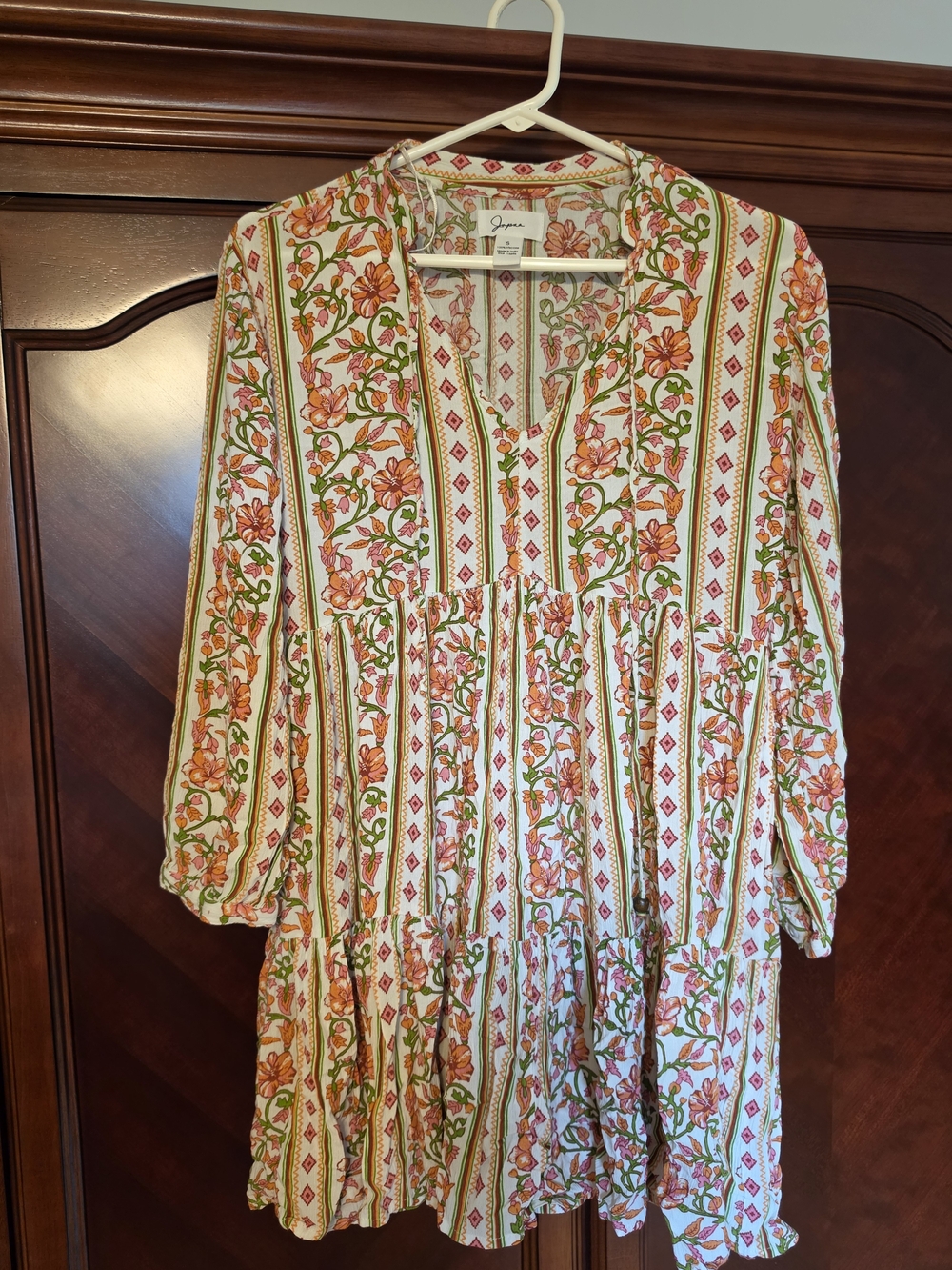 Japna Floral Boho Dress (S)